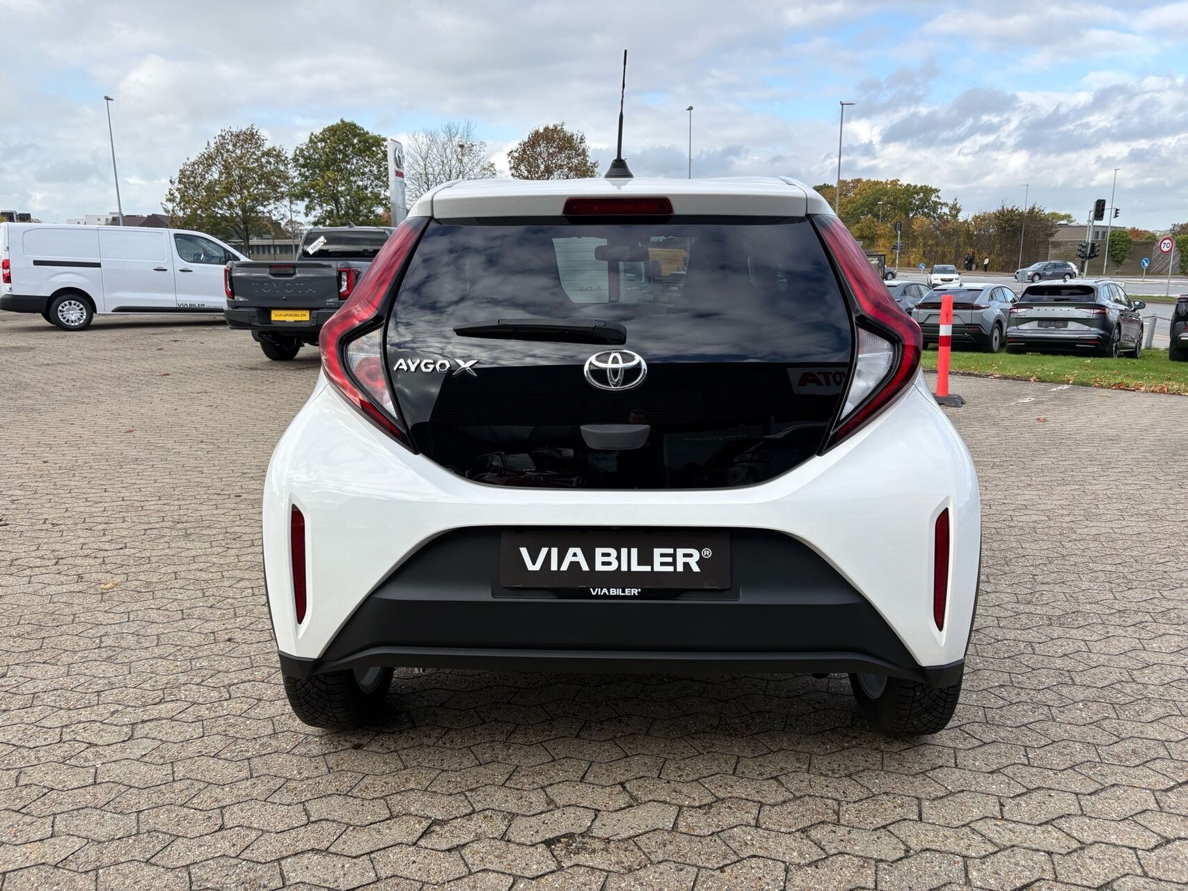 Hvid Toyota Aygo X fra 2022