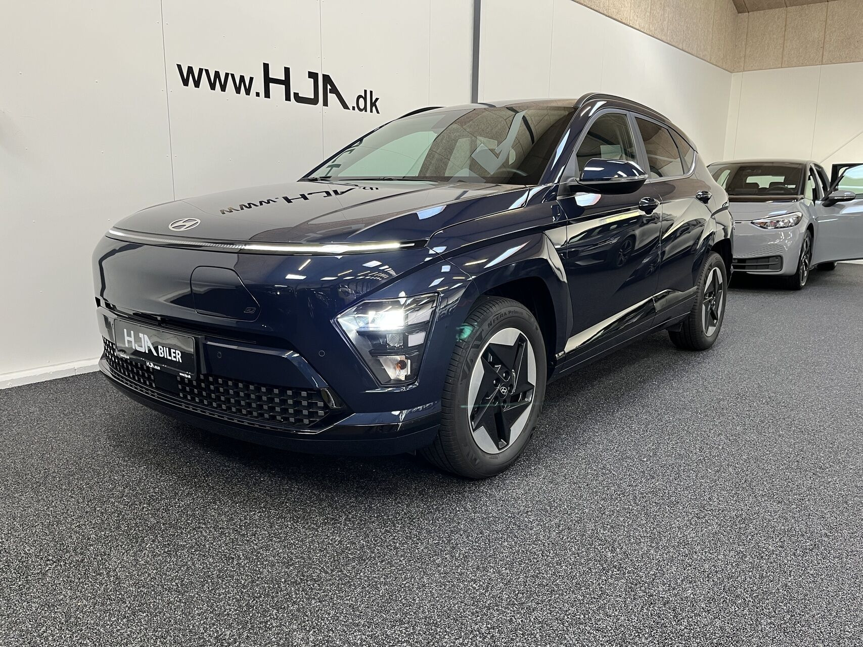 Blå Hyundai Kona fra 2025