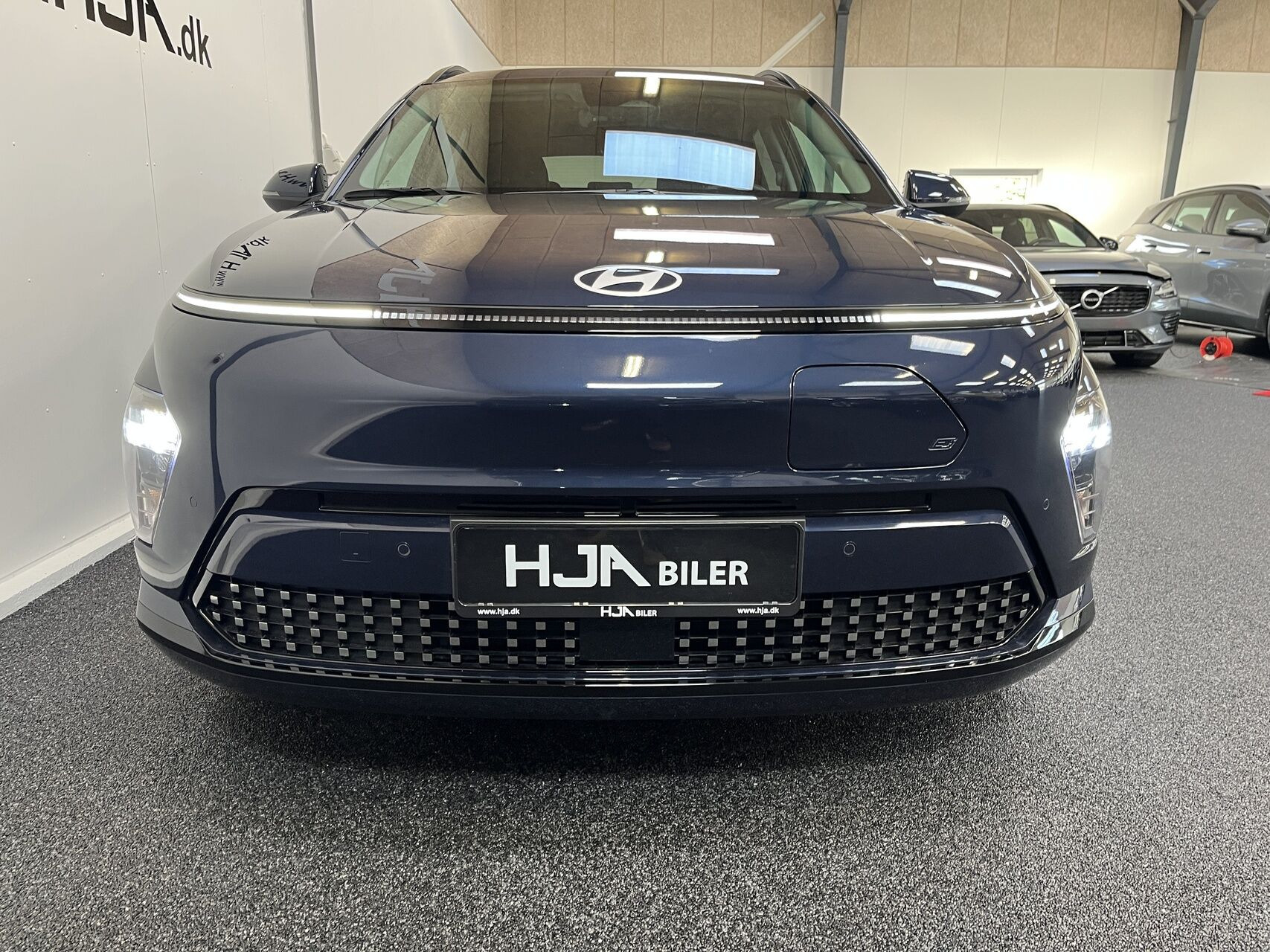 Blå Hyundai Kona fra 2025