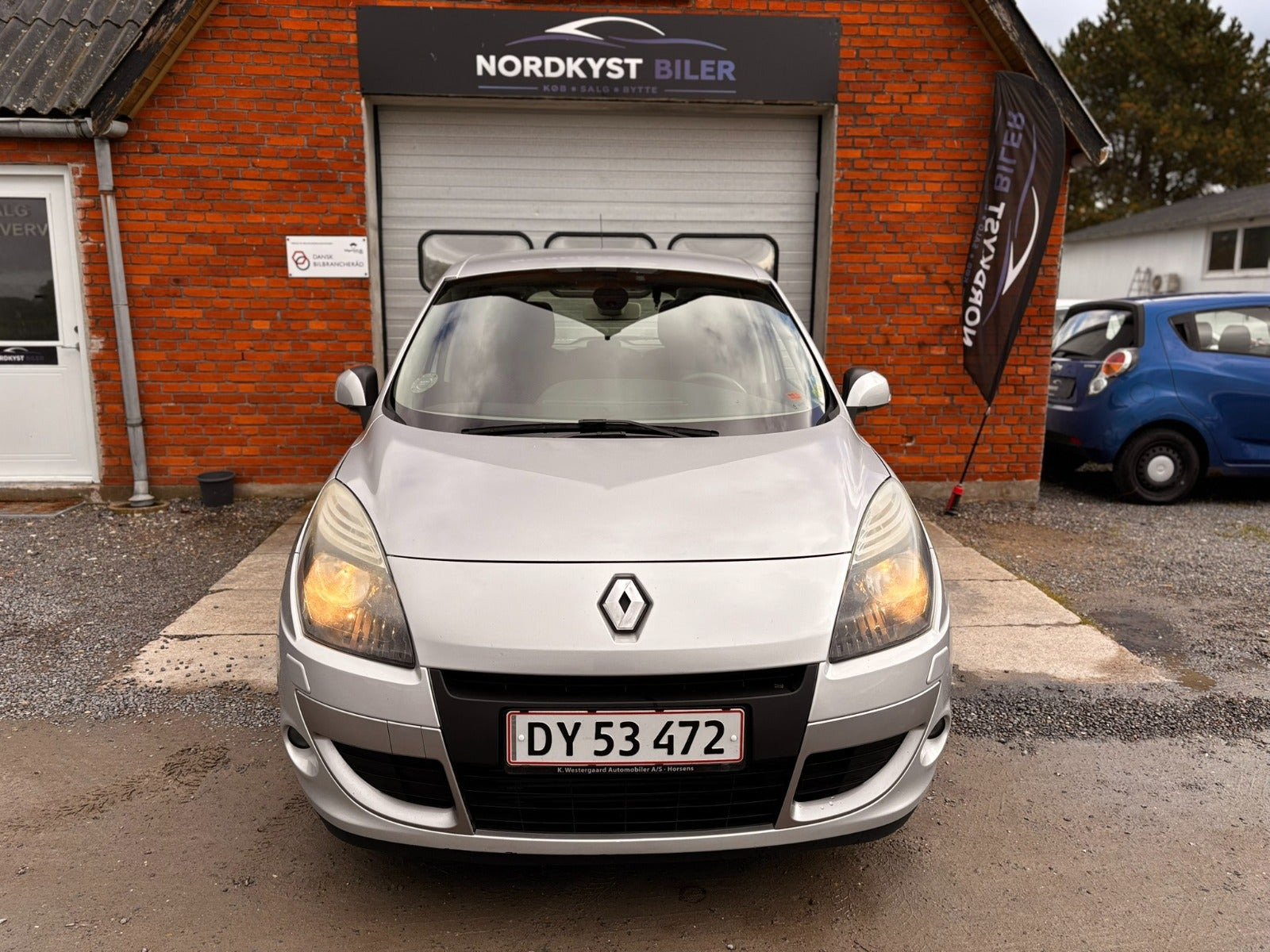 Sølv Renault Scenic III fra 2011