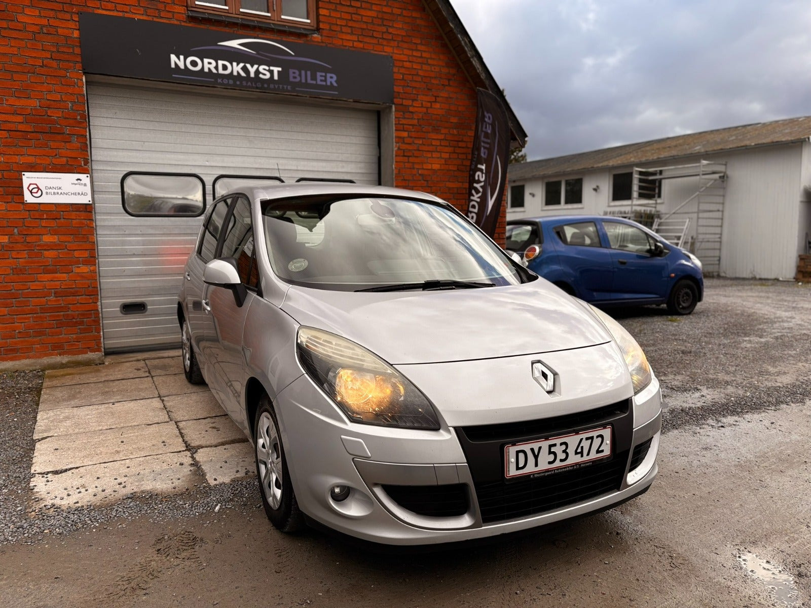 Sølv Renault Scenic III fra 2011