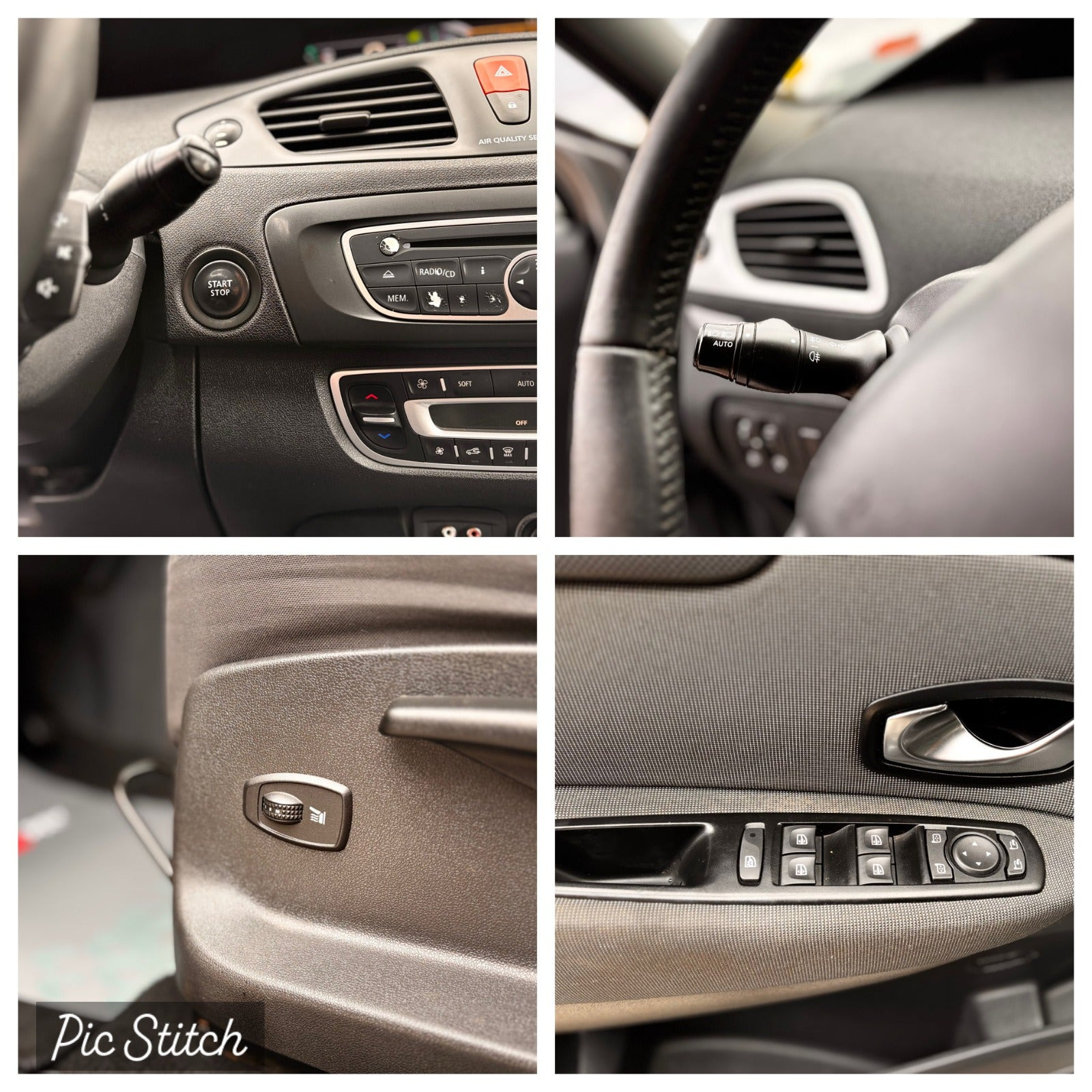 Sølv Renault Scenic III fra 2011