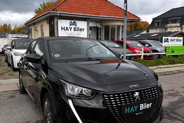 Sort Peugeot 208 fra 2022