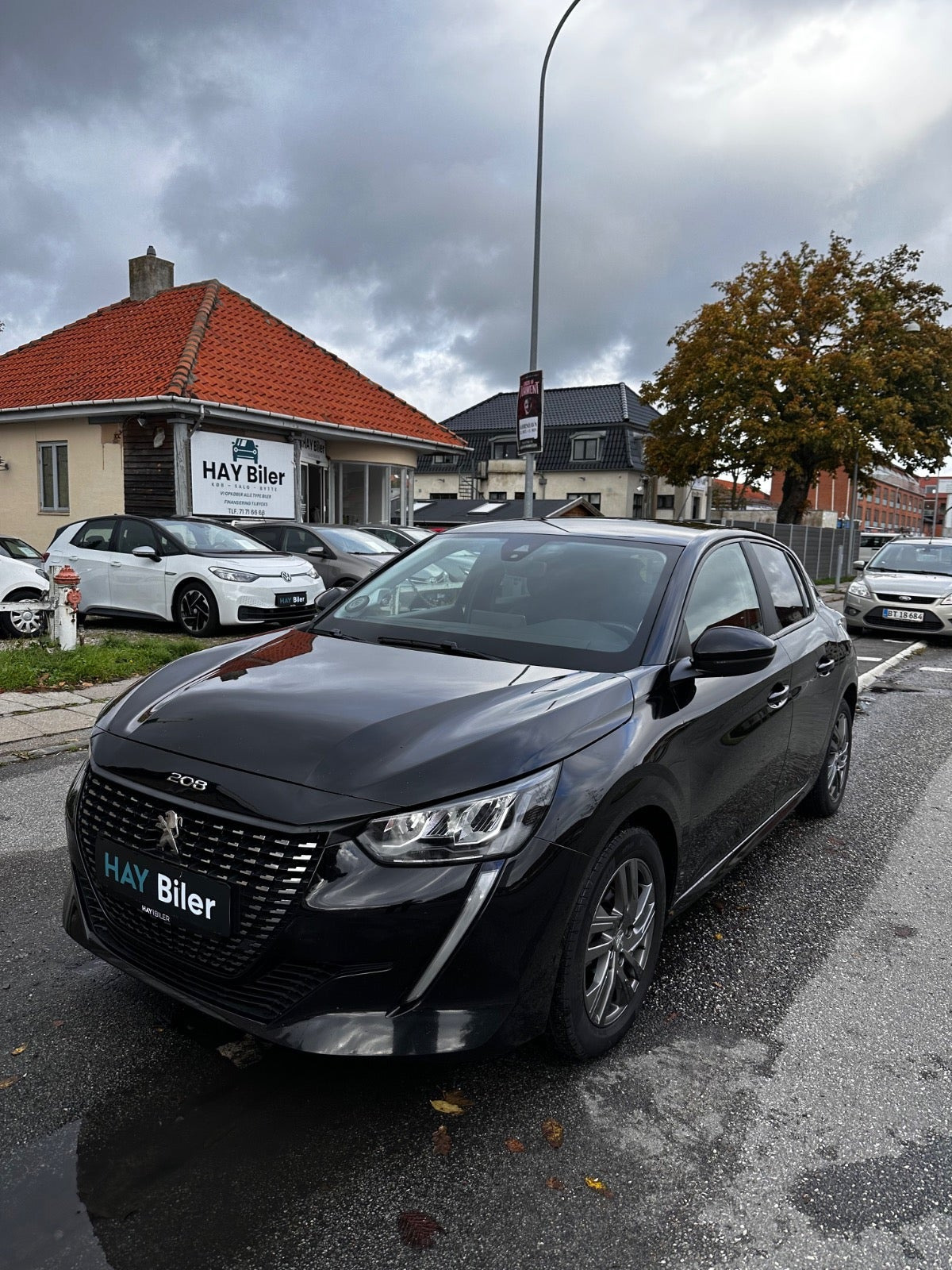 Sort Peugeot 208 fra 2022