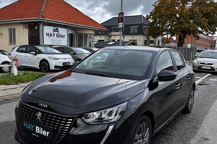 Sort Peugeot 208 fra 2022