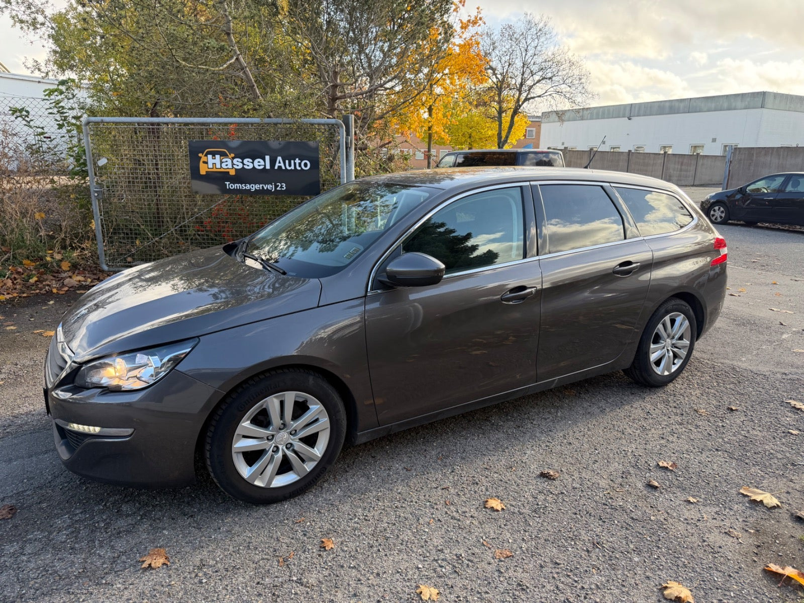 Grøn Peugeot 308 fra 2015