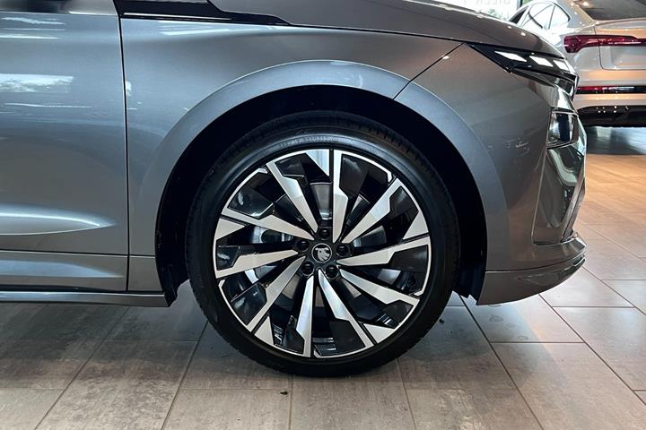 Grå Skoda Enyaq fra 2027