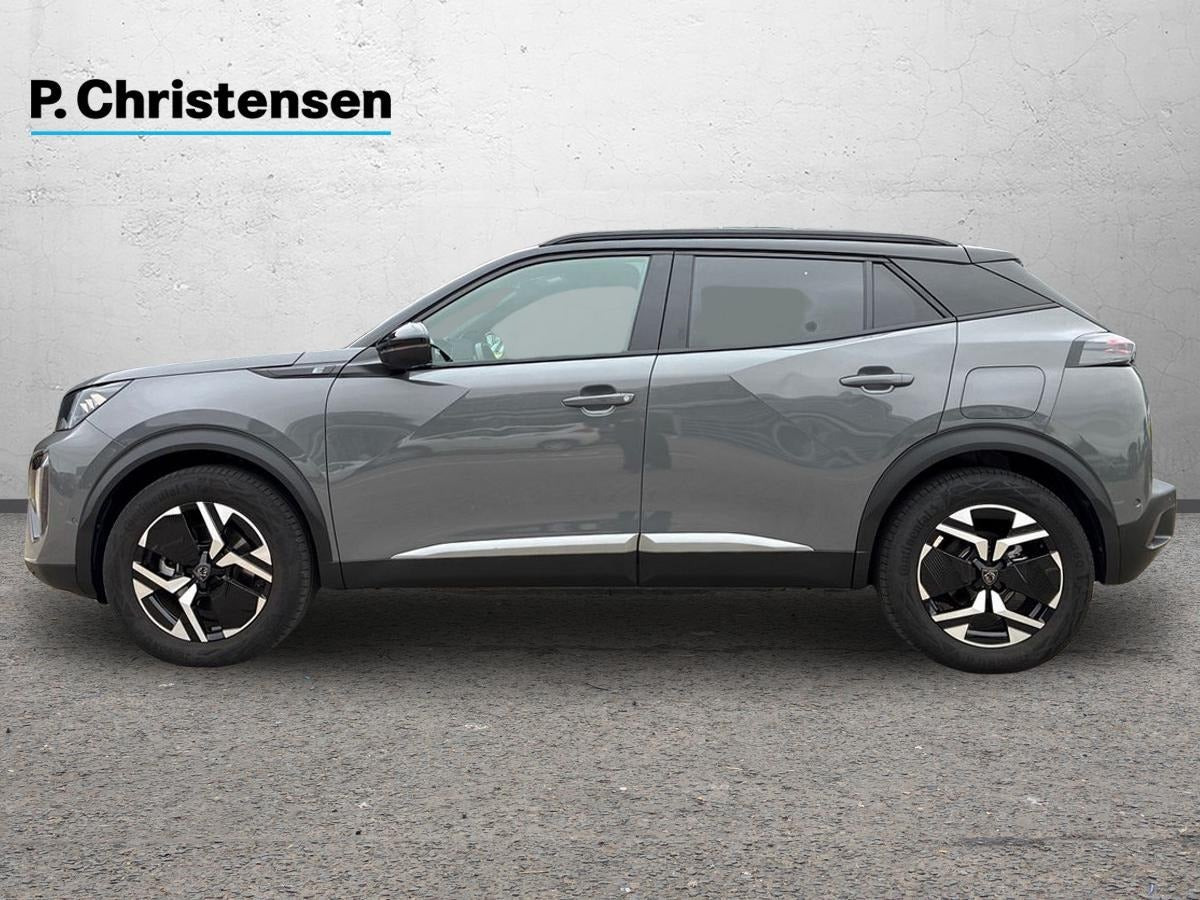 Grå Peugeot e-2008 fra 2025