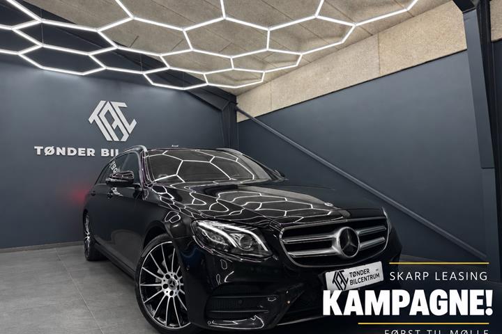 Sort Mercedes E350 d fra 2017