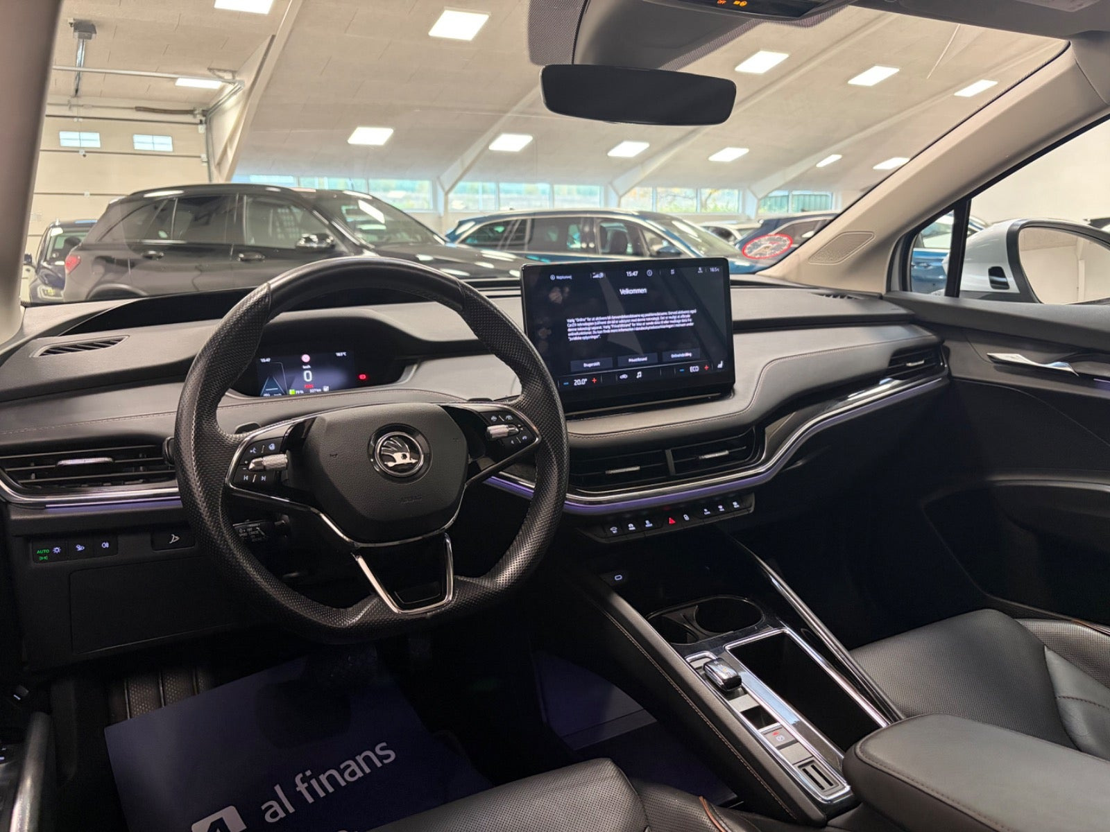 Sølv Skoda Enyaq fra 2021