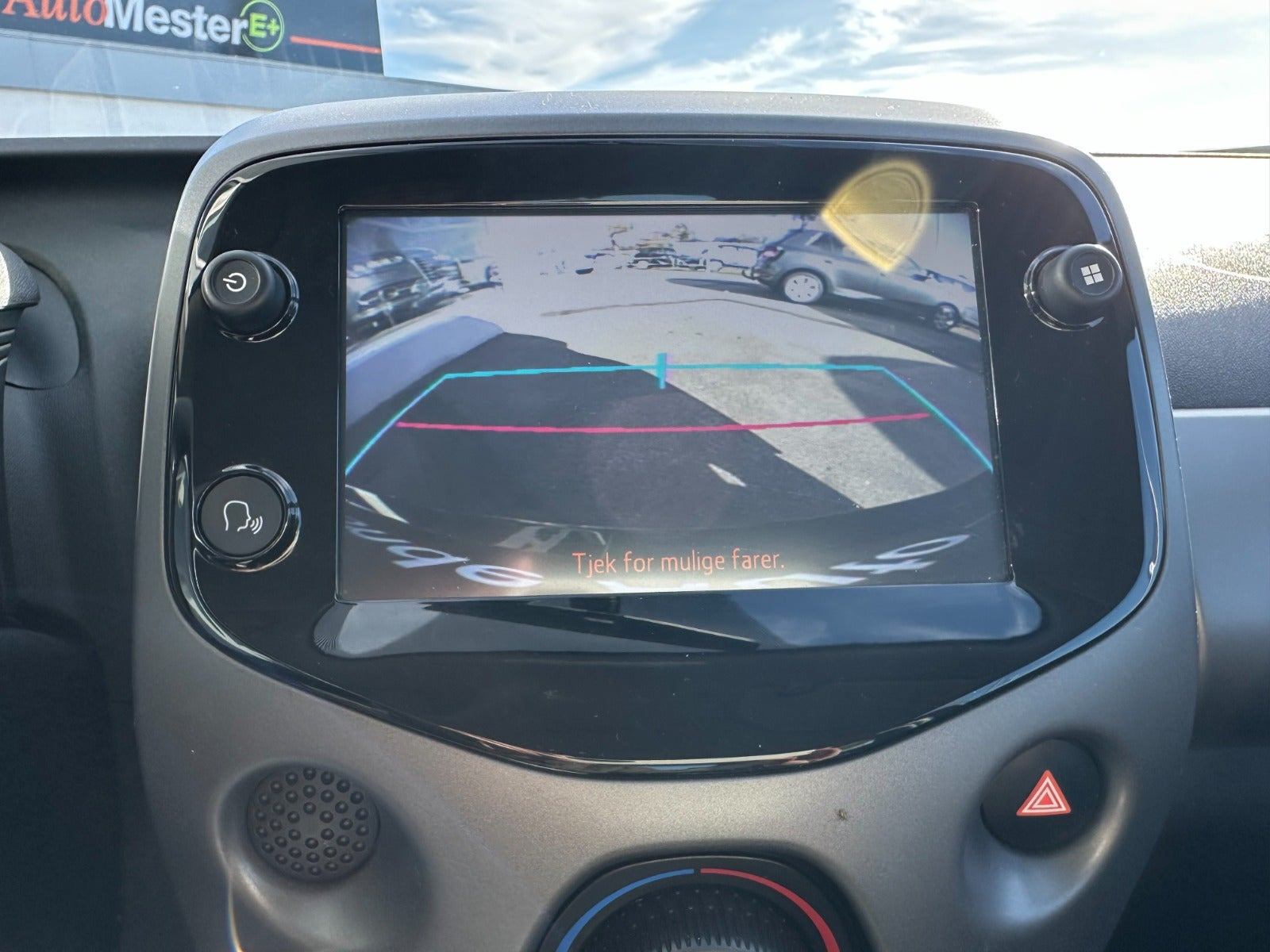 Rød Toyota Aygo fra 2018