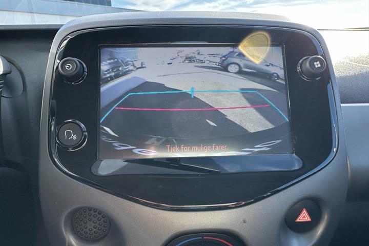 Rød Toyota Aygo fra 2018