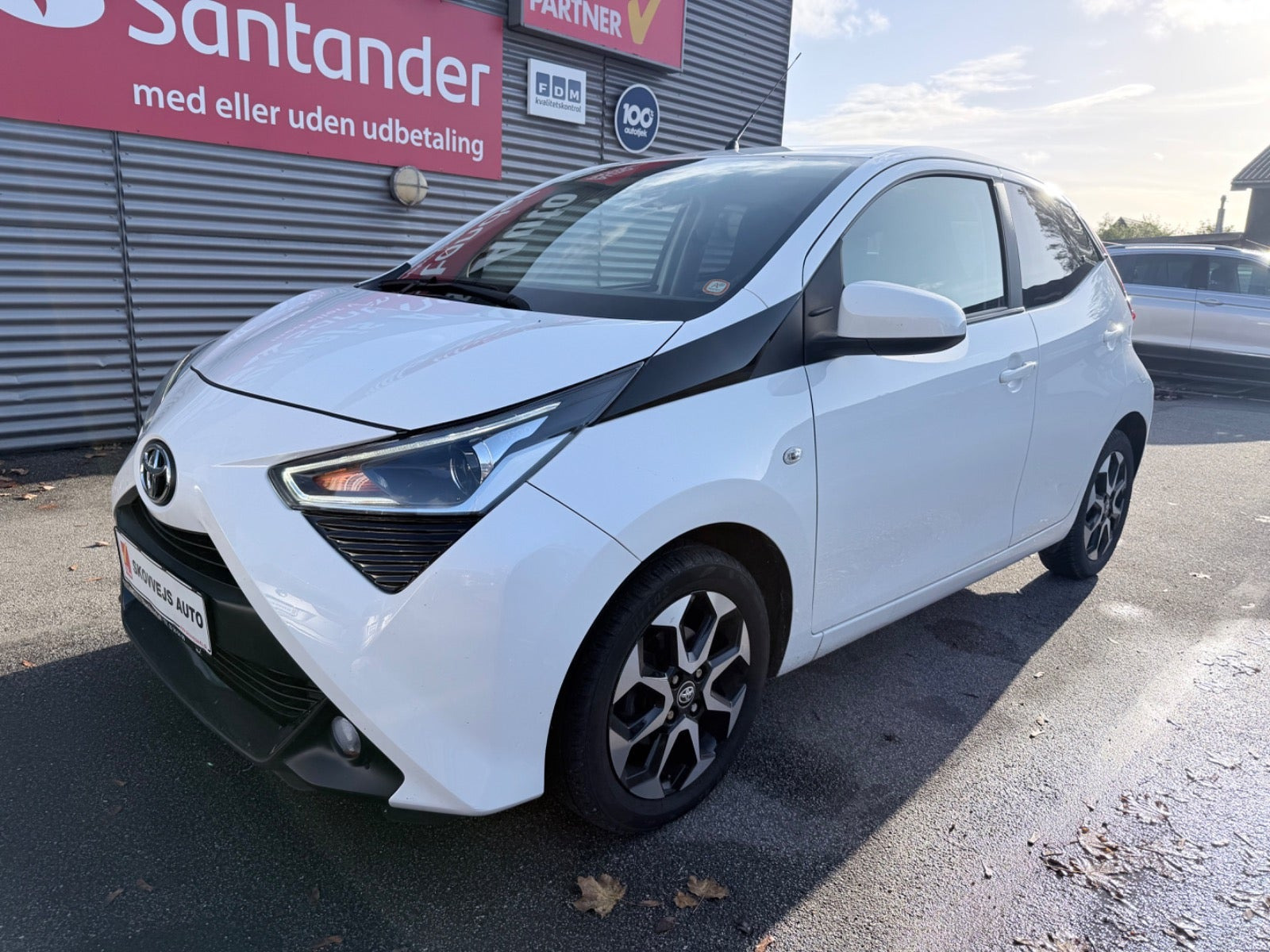 Hvid Toyota Aygo fra 2021