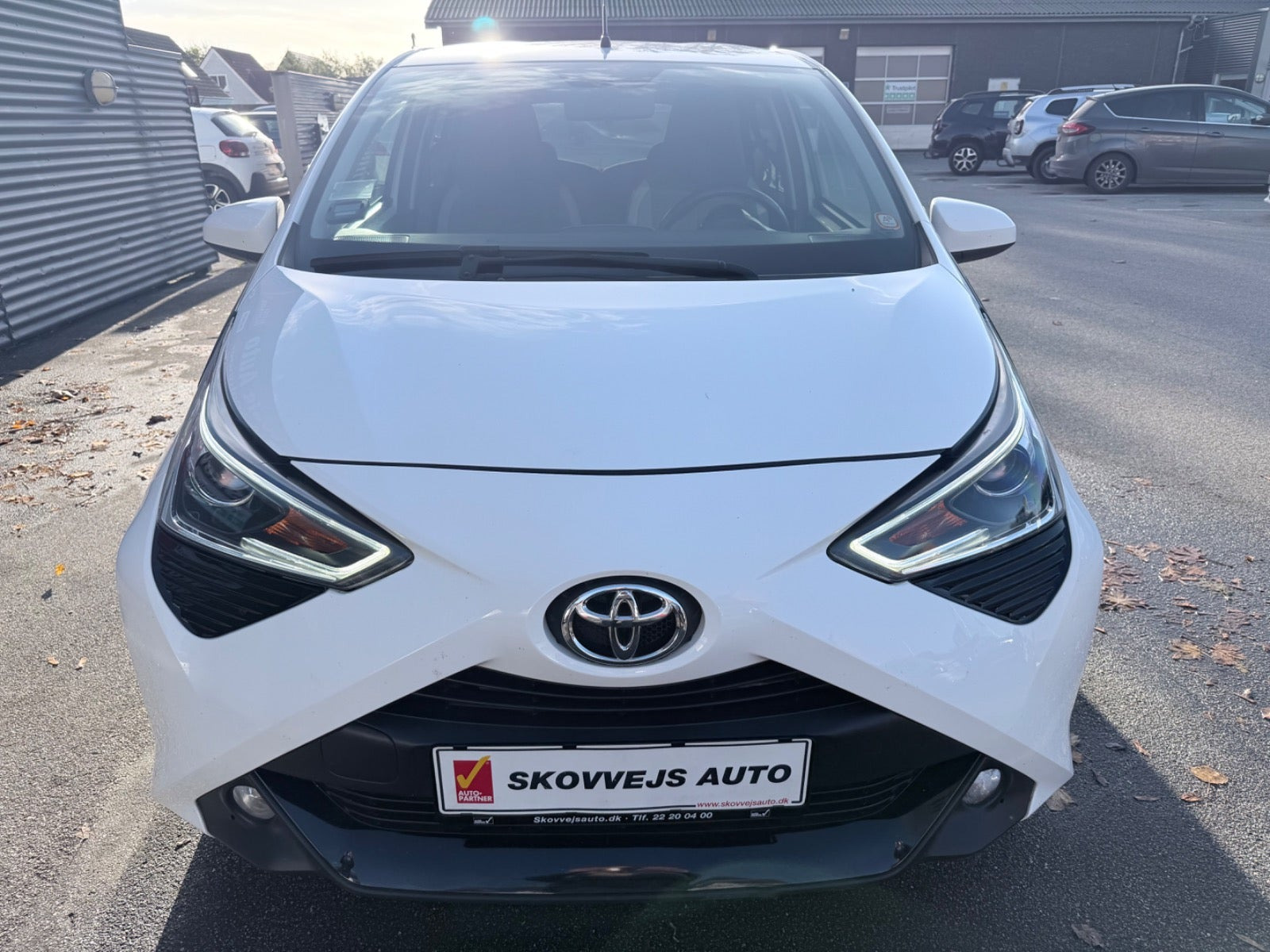 Hvid Toyota Aygo fra 2021