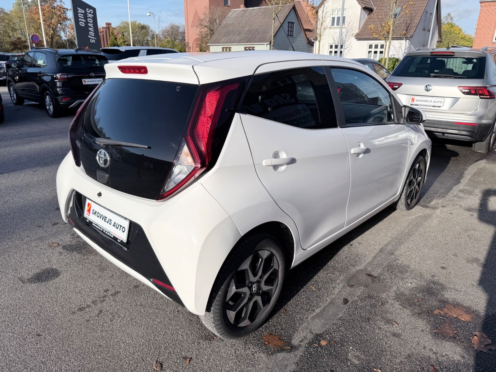 Hvid Toyota Aygo fra 2021
