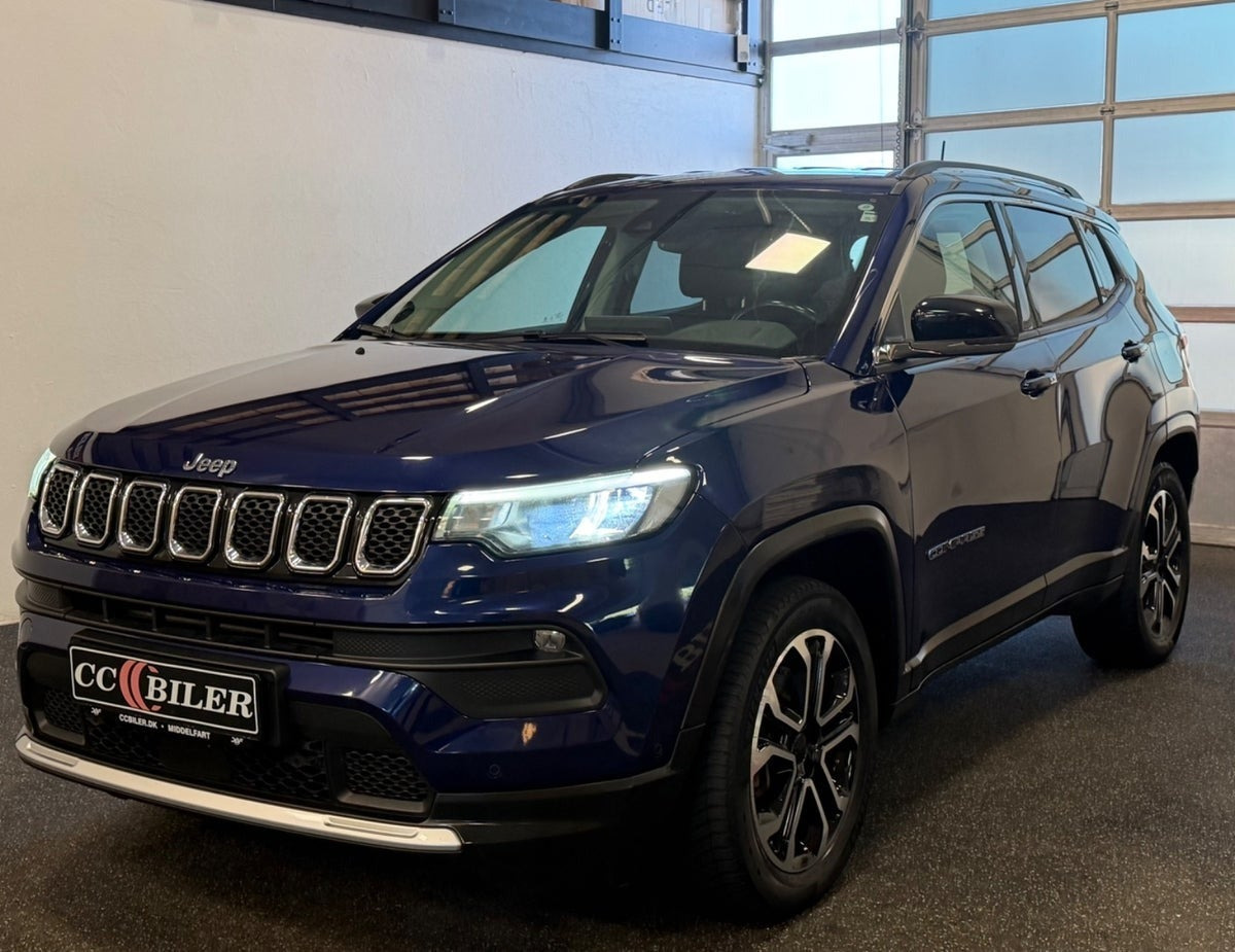 Blå Jeep Compass fra 2021