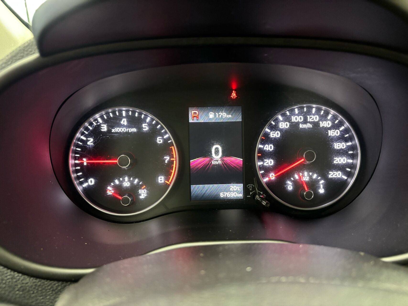 Rød Kia Picanto fra 2021