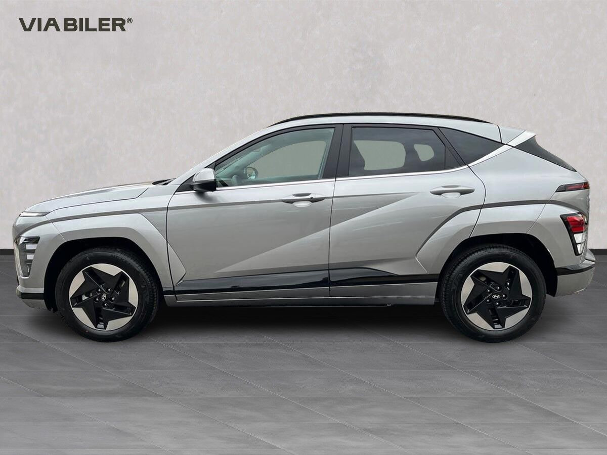 Sølv Hyundai Kona fra 2026