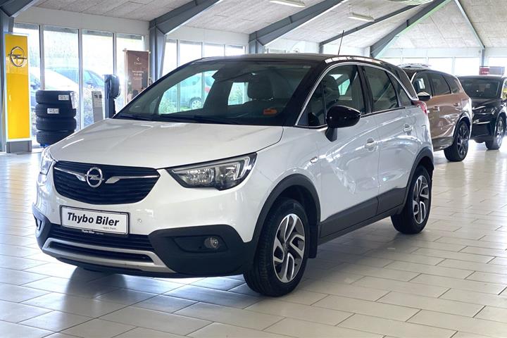 Hvid Opel Crossland X fra 2017
