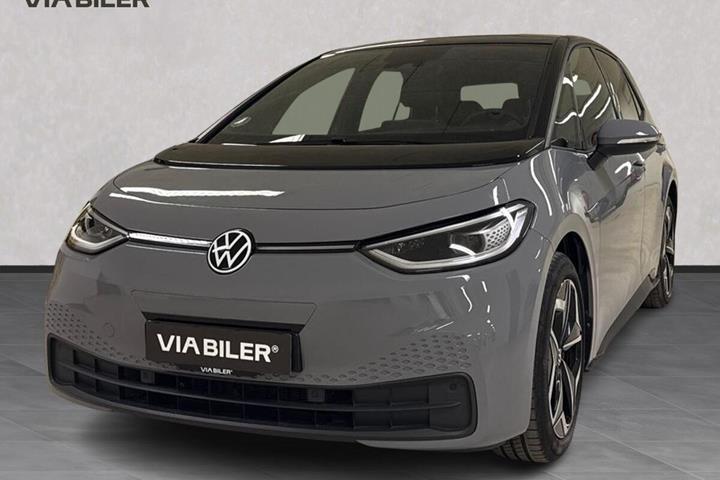 Grå VW ID.3 fra 2021
