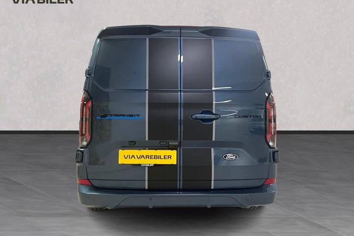 Hvid Ford E-Transit Custom fra 2026