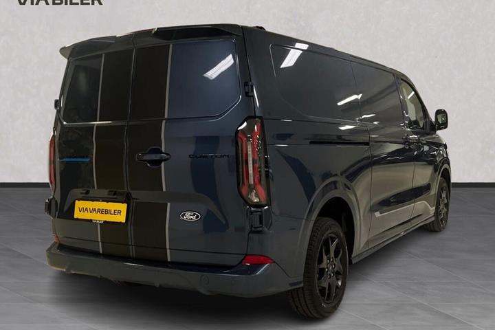 Hvid Ford E-Transit Custom fra 2026