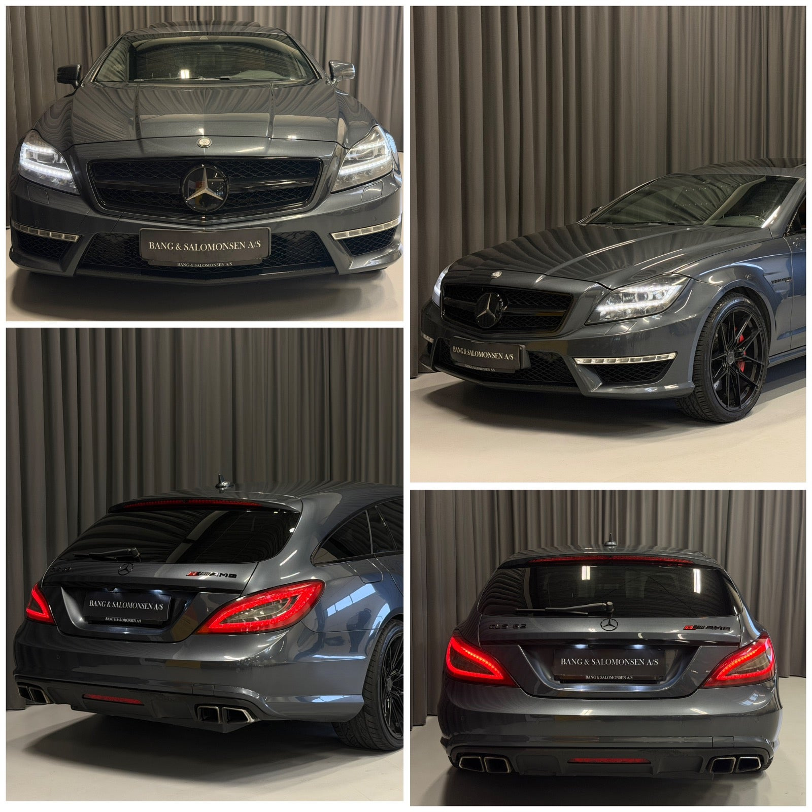 Grå Mercedes CLS63 fra 2014