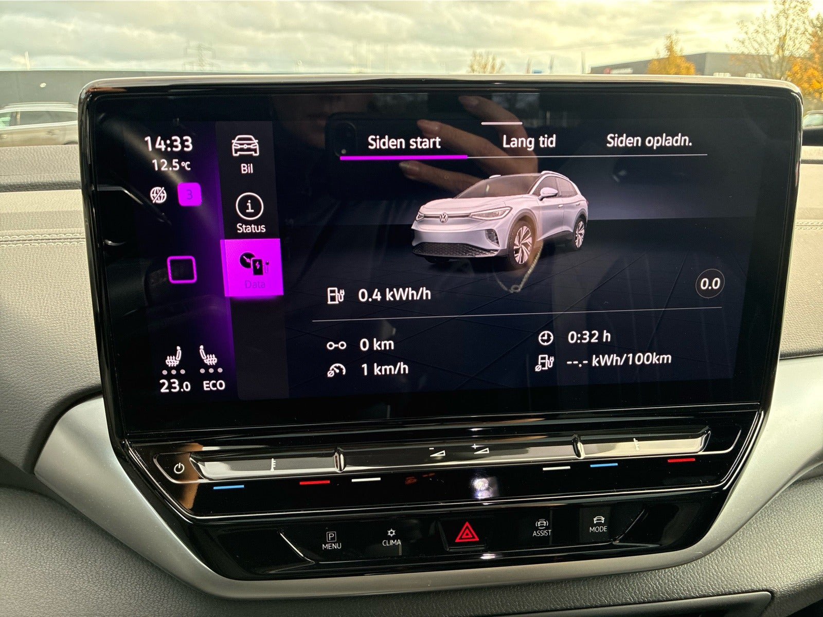 Sølv VW ID.4 fra 2023