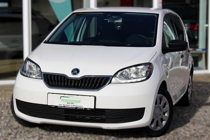 Hvid Skoda Citigo fra 2018