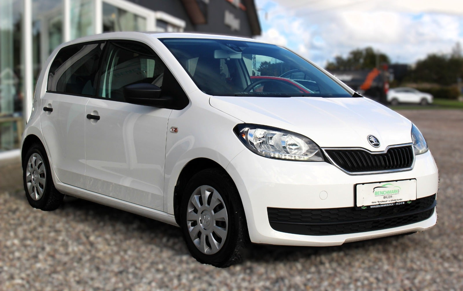 Hvid Skoda Citigo fra 2018