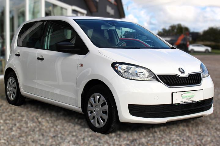 Hvid Skoda Citigo fra 2018