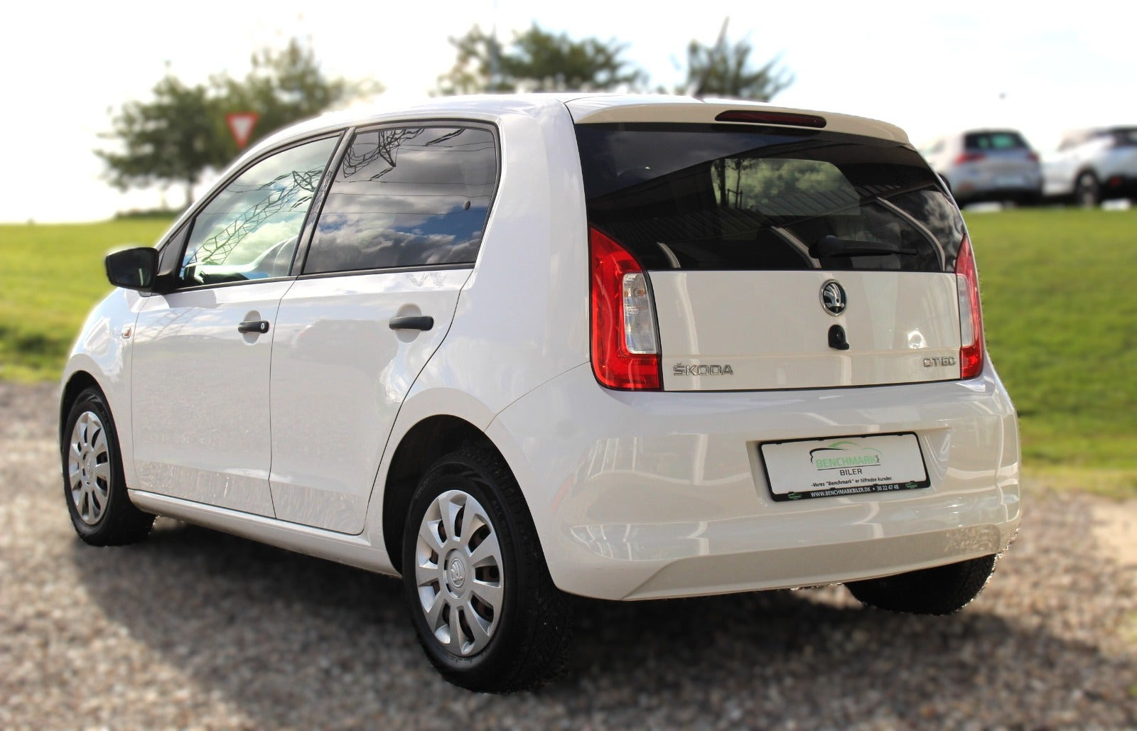 Hvid Skoda Citigo fra 2018