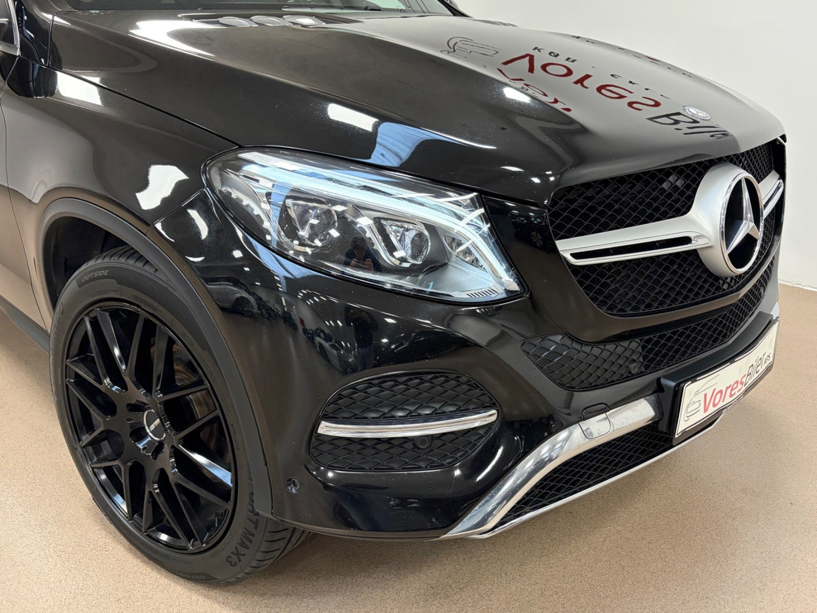 Sort Mercedes GLE350 d fra 2016