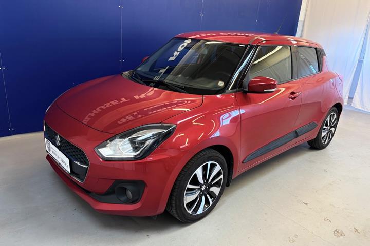 Rød Suzuki Swift fra 2018