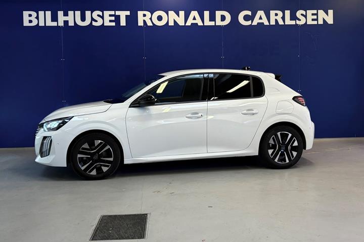 Hvid Peugeot 208 fra 2024