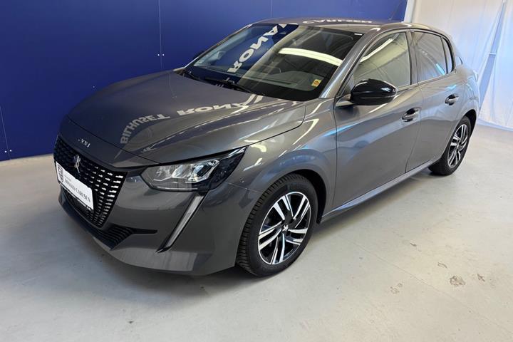 Grå Peugeot 208 fra 2023