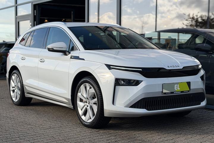 Hvid Skoda Enyaq fra 2026