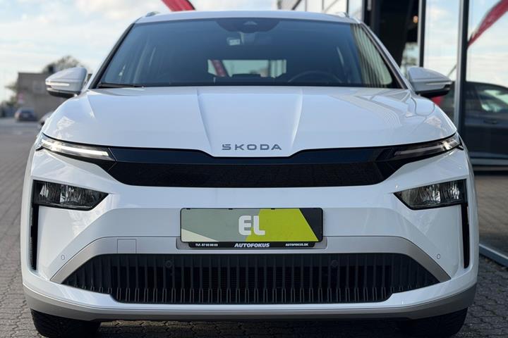 Hvid Skoda Enyaq fra 2026