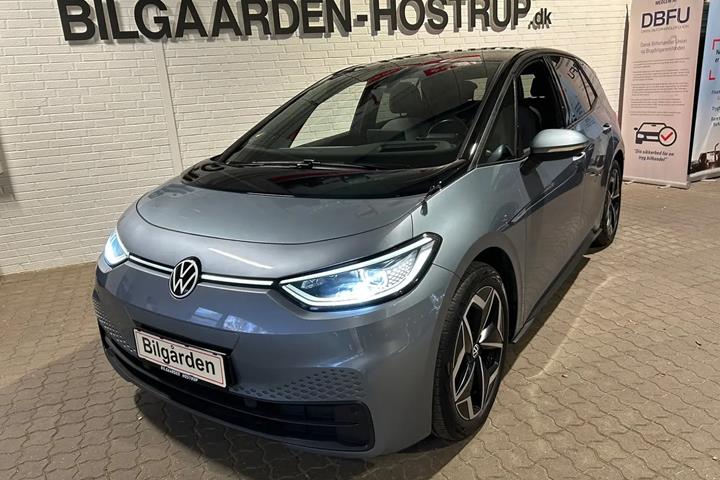 Blå VW ID.3 fra 2021