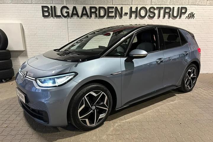 Blå VW ID.3 fra 2021