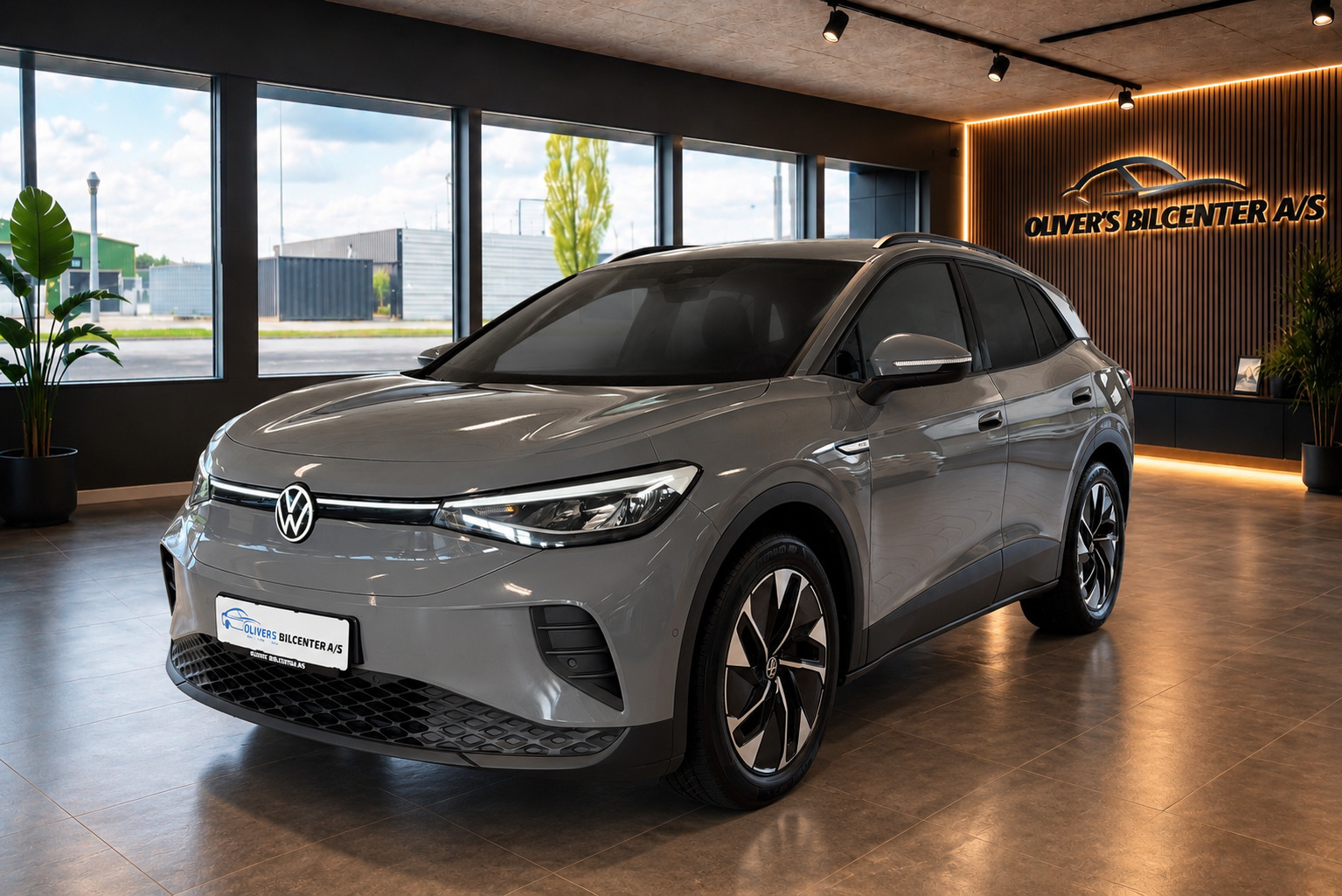 Grå VW ID.4 fra 2023