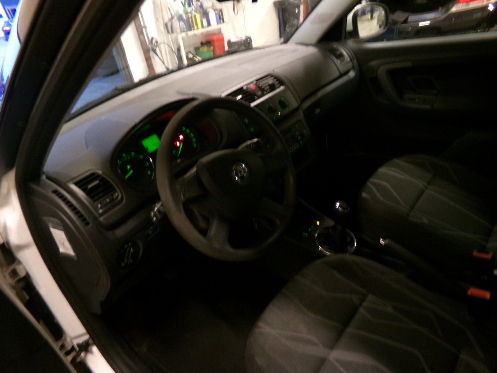 Hvid Skoda Fabia fra 2013