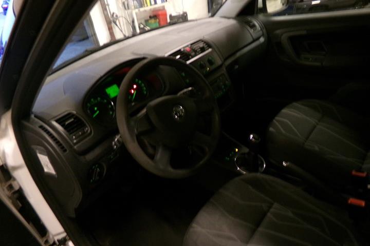 Hvid Skoda Fabia fra 2013