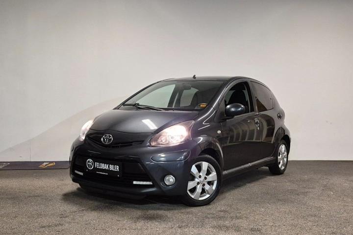 Grå Toyota Aygo fra 2014