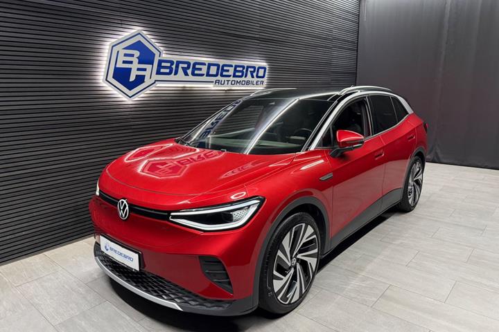 Rød VW ID.4 fra 2023