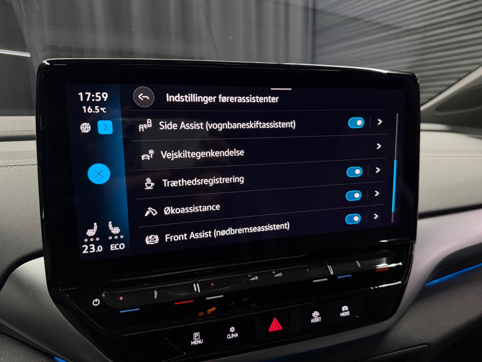 Rød VW ID.4 fra 2023