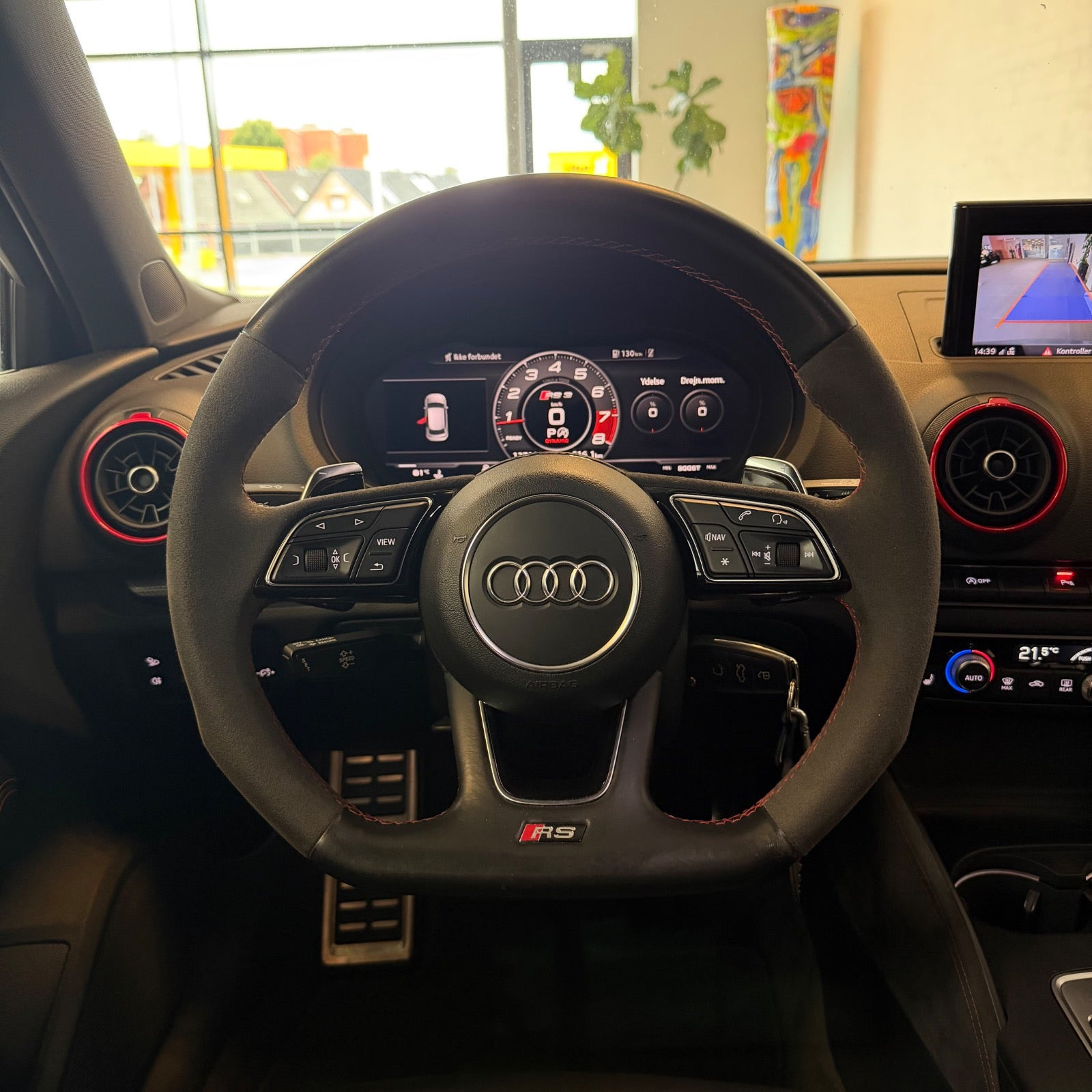 Grå Audi RS3 fra 2018