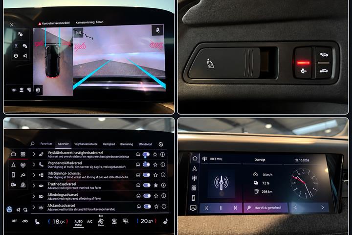 Blå Audi Q6 e-tron fra 2025