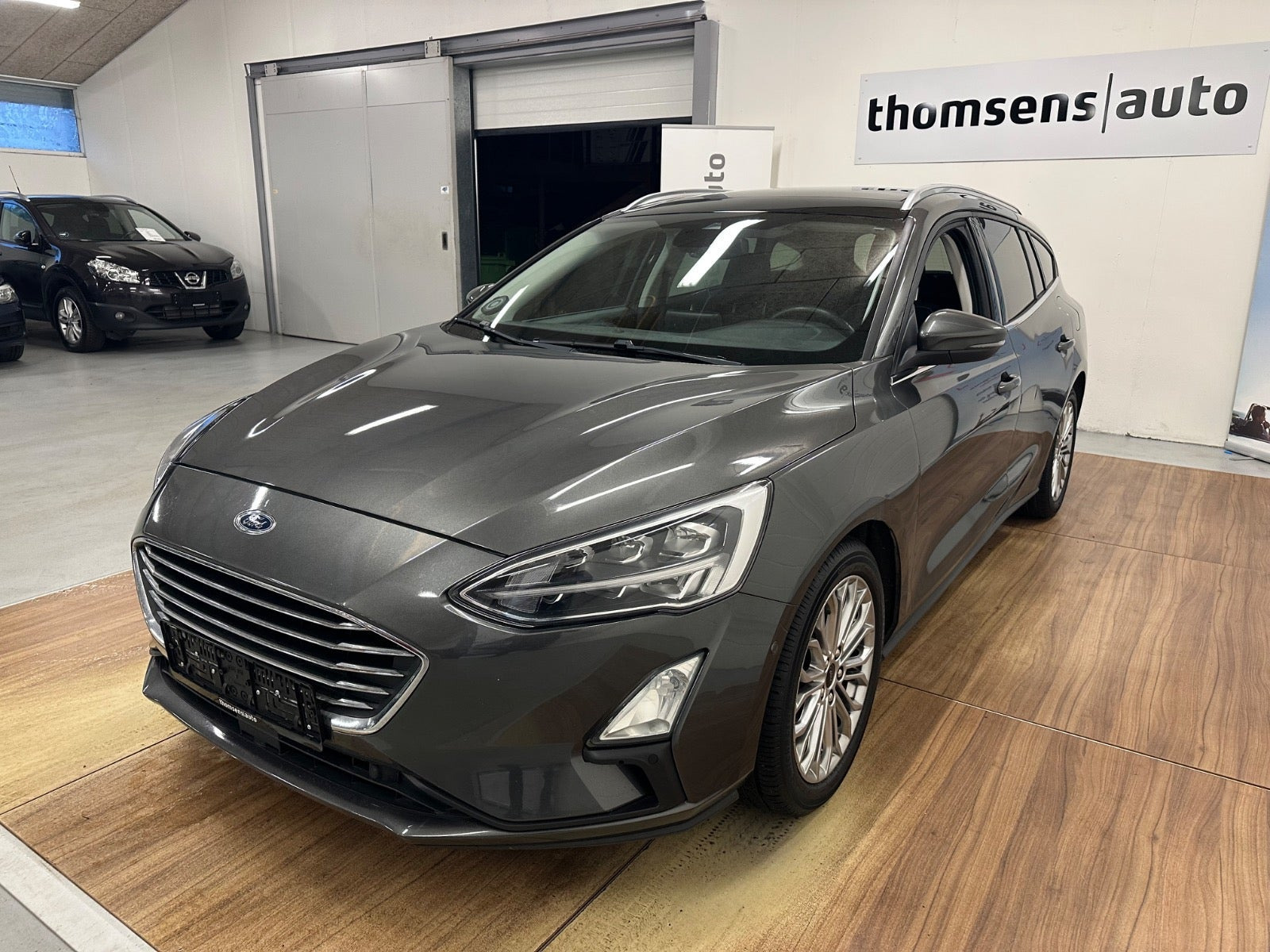 Grå Ford Focus fra 2019