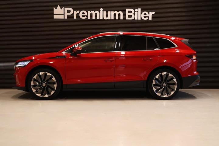 Rød Skoda Enyaq fra 2023